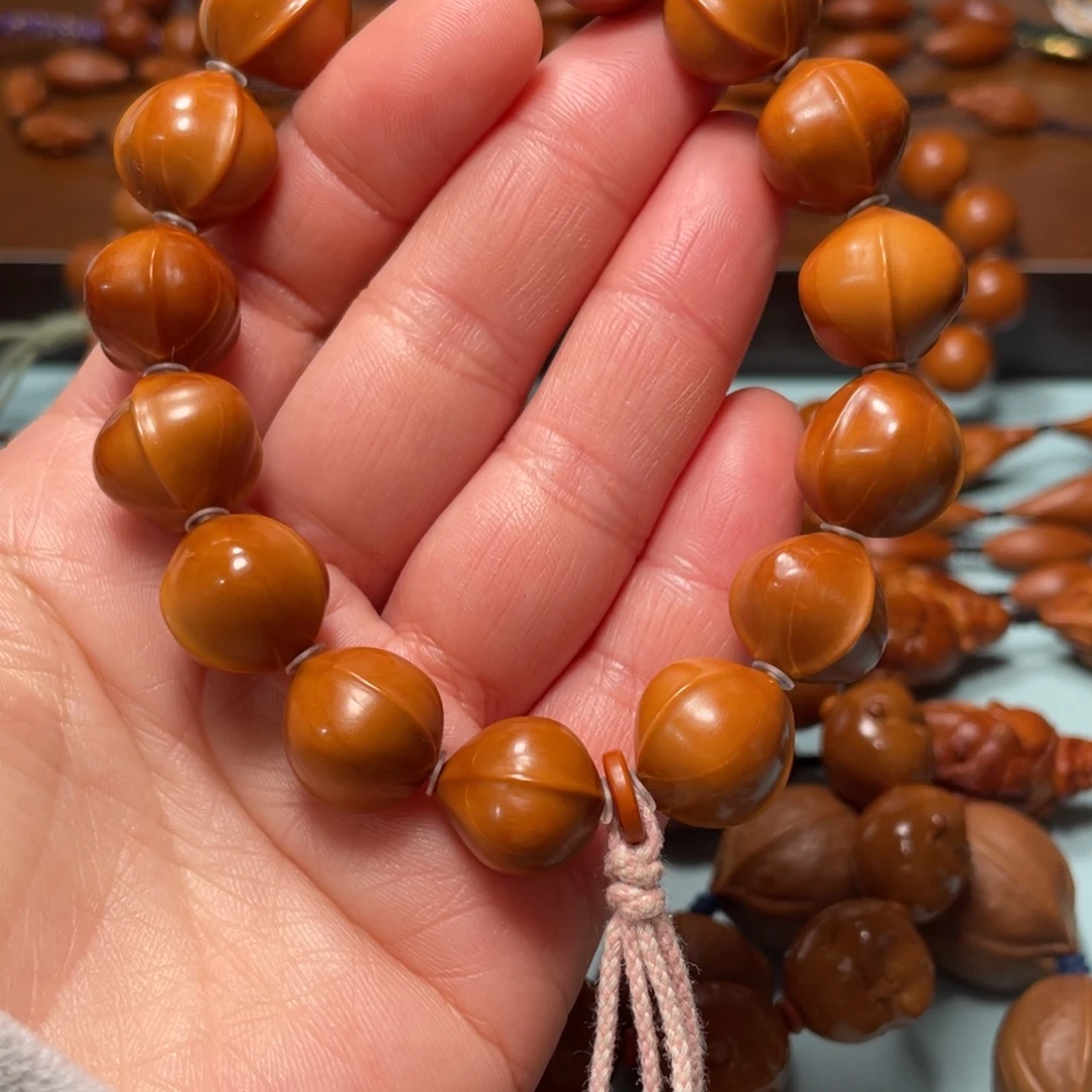 橄榄核手串/手链1.5鲨鱼背