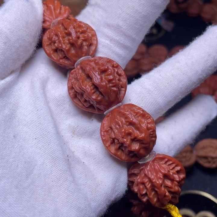 手串文玩核桃火焰纹手串