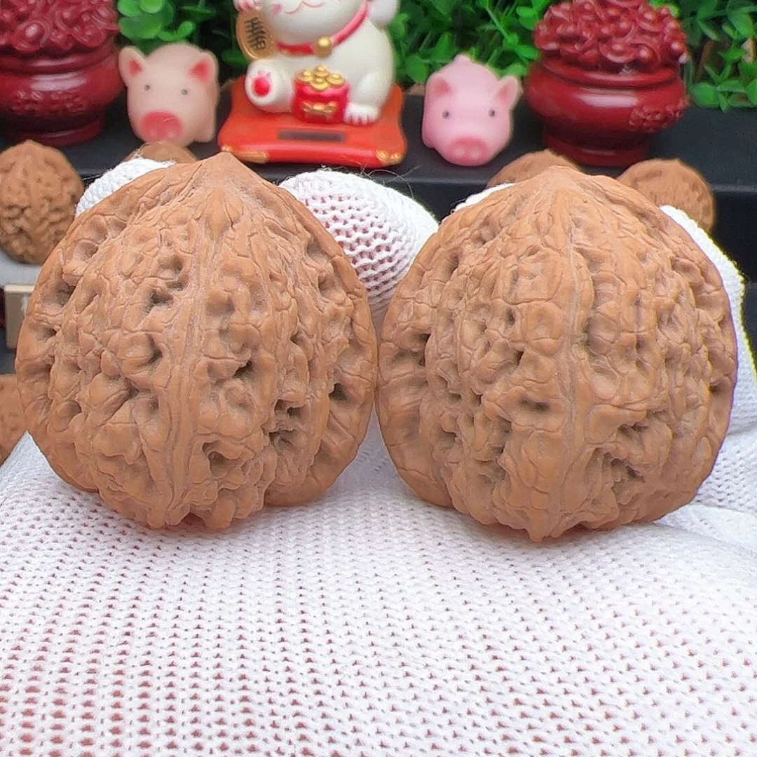 文玩核桃把件正版承德红玛瑙，尺寸34.5，非涞水