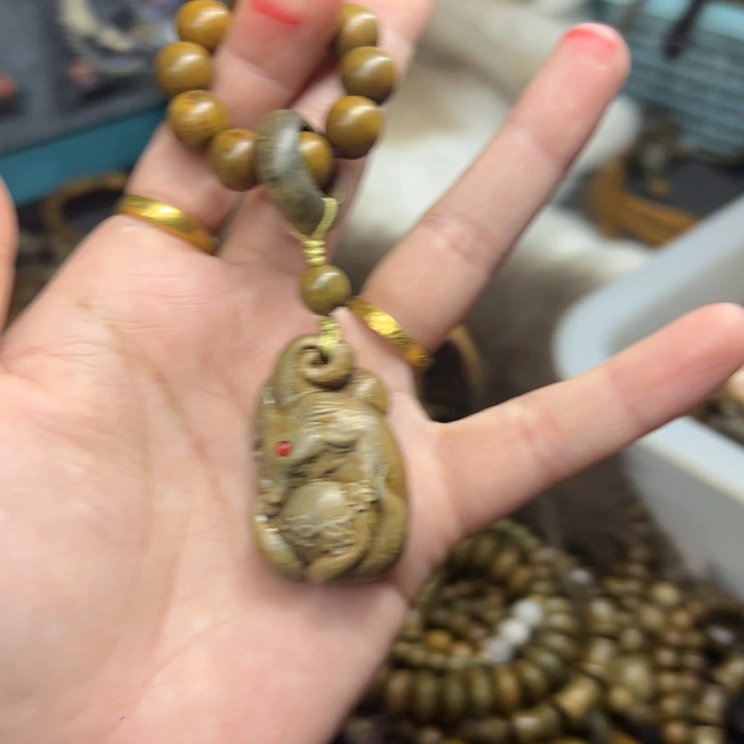 维腊木（绿檀）无事牌