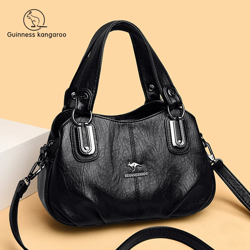 包包女春季新款大气手提包中年真皮女士妈妈包单肩软皮小包斜挎包