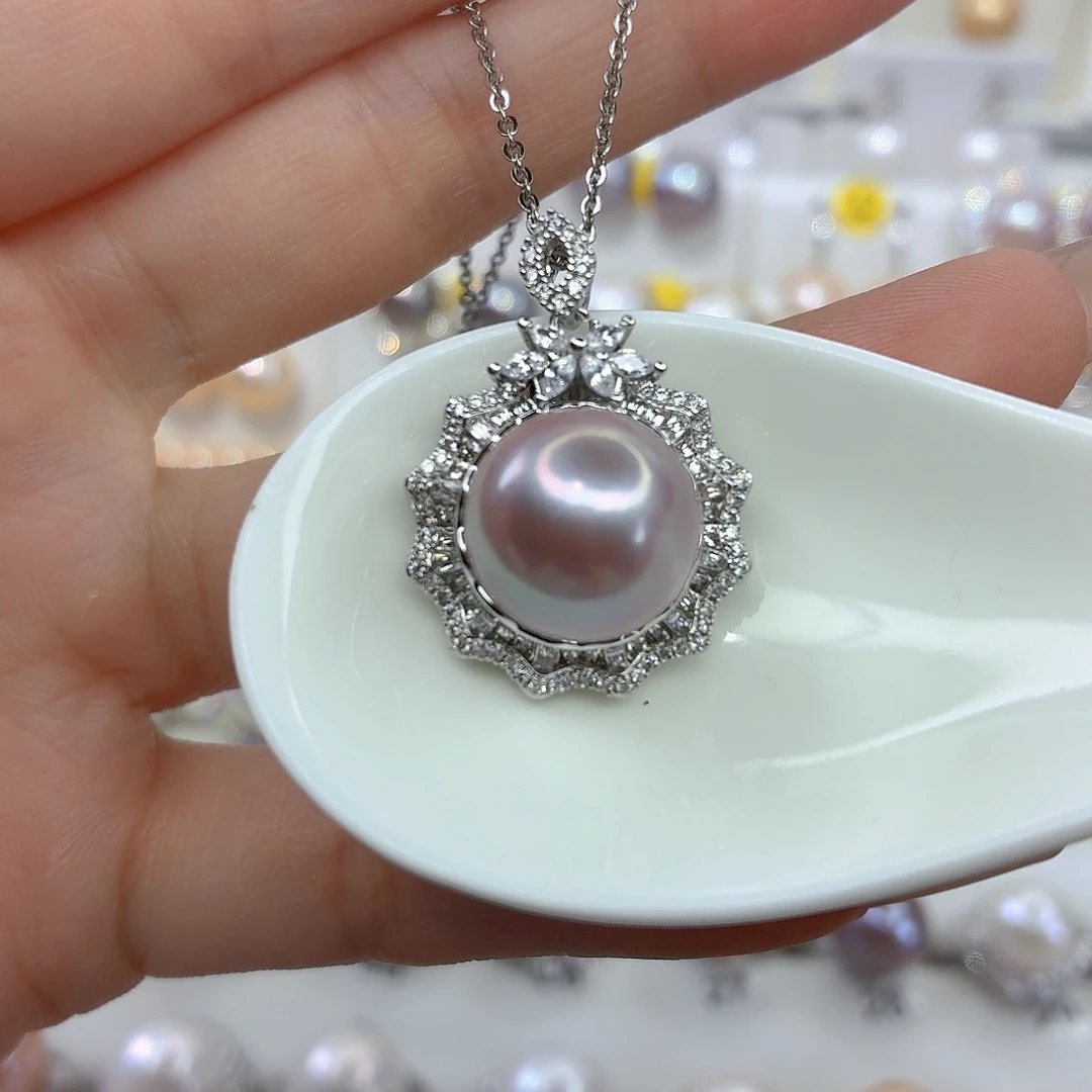 淡水珍珠颈饰合金