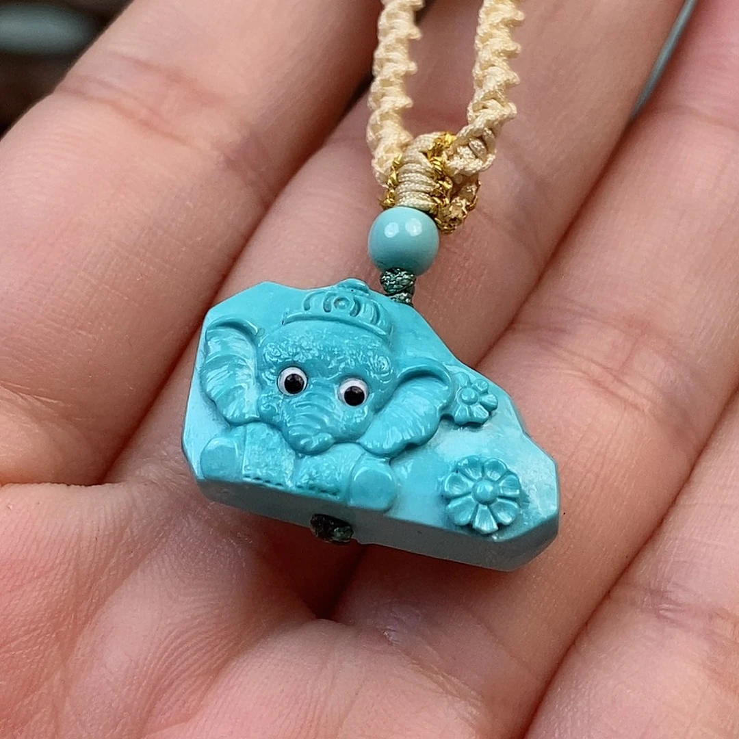 绿松石雕刻未镶嵌