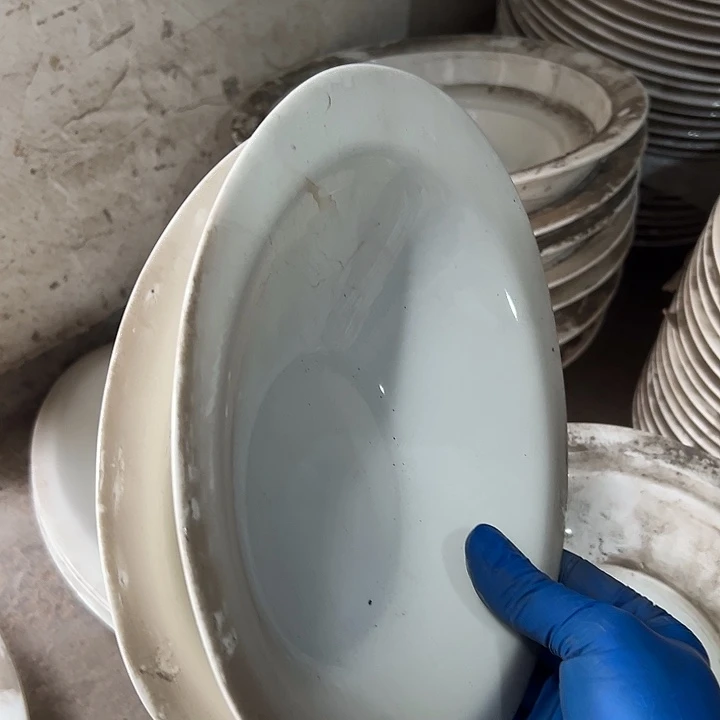 库存尾货元宝盘一对