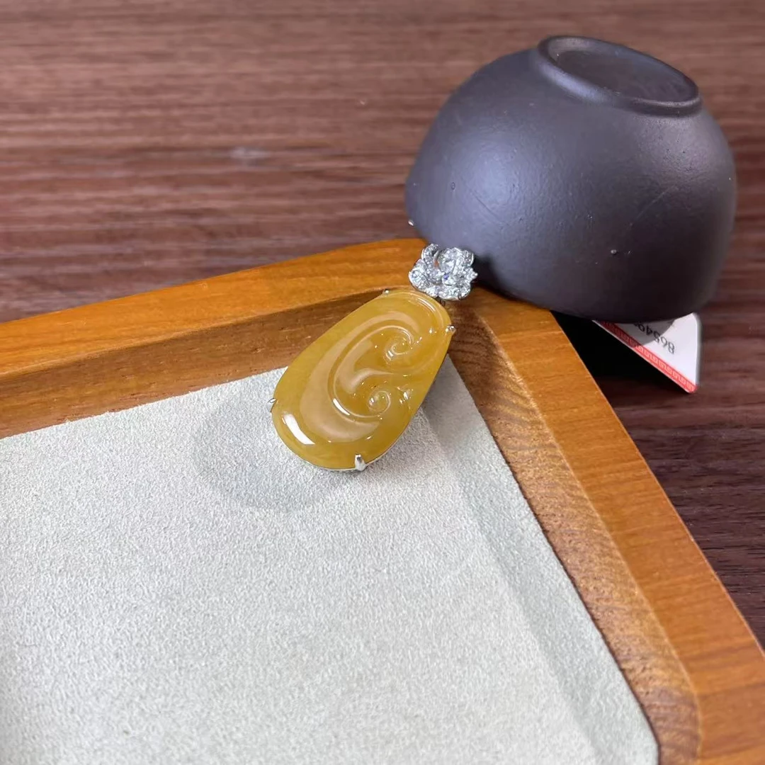 【睿泽鉴宝】18K翡翠颈饰   YSDD0623-64
