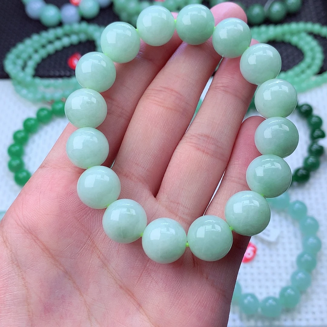 翡翠未镶嵌毛衣链