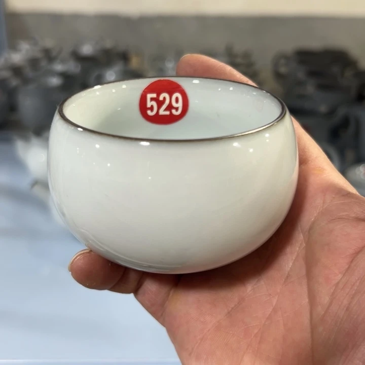 微瑕陶瓷茶壶茶杯家用