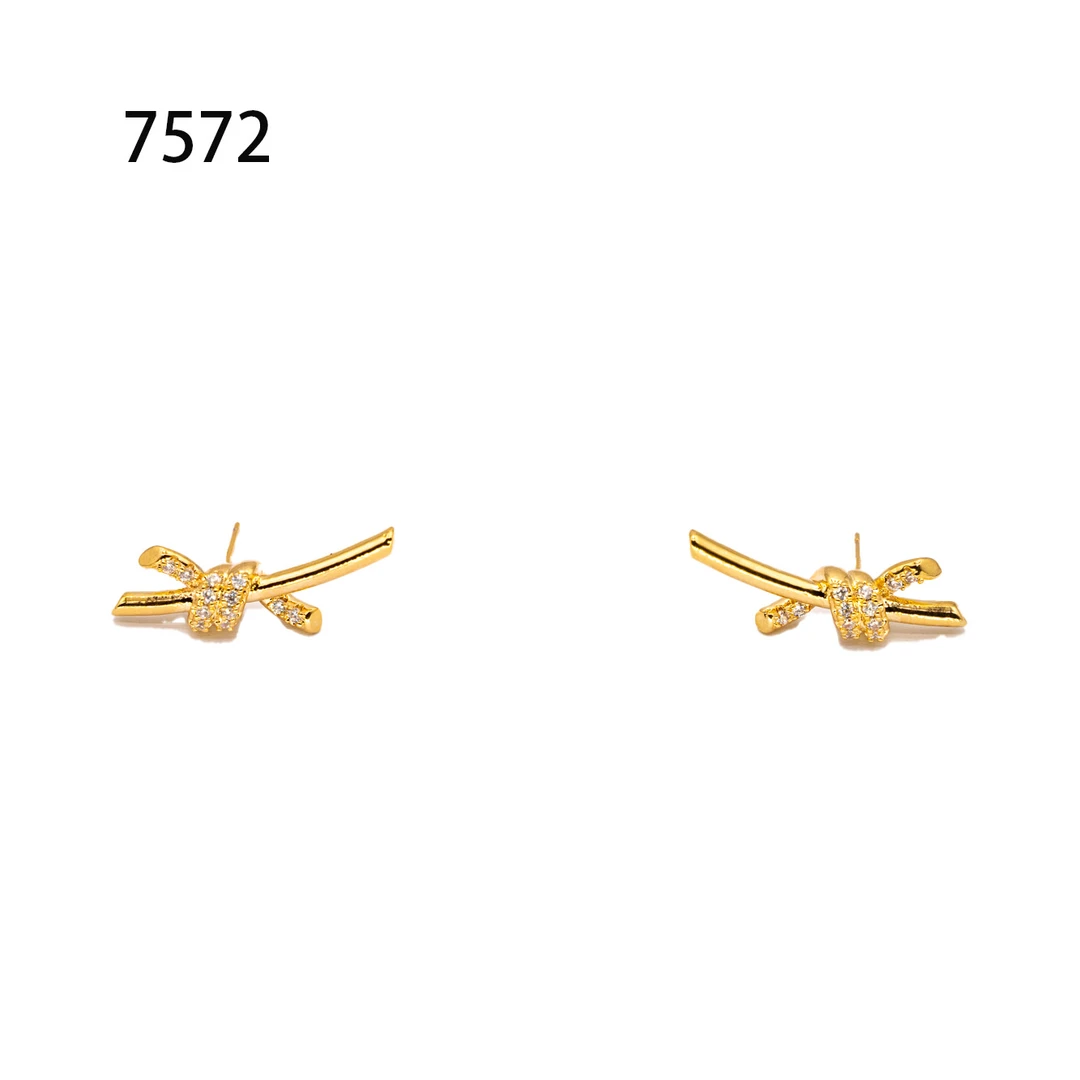 铜合金耳饰 时尚气质轻奢耳环新款小众设计高级感耳饰～7572