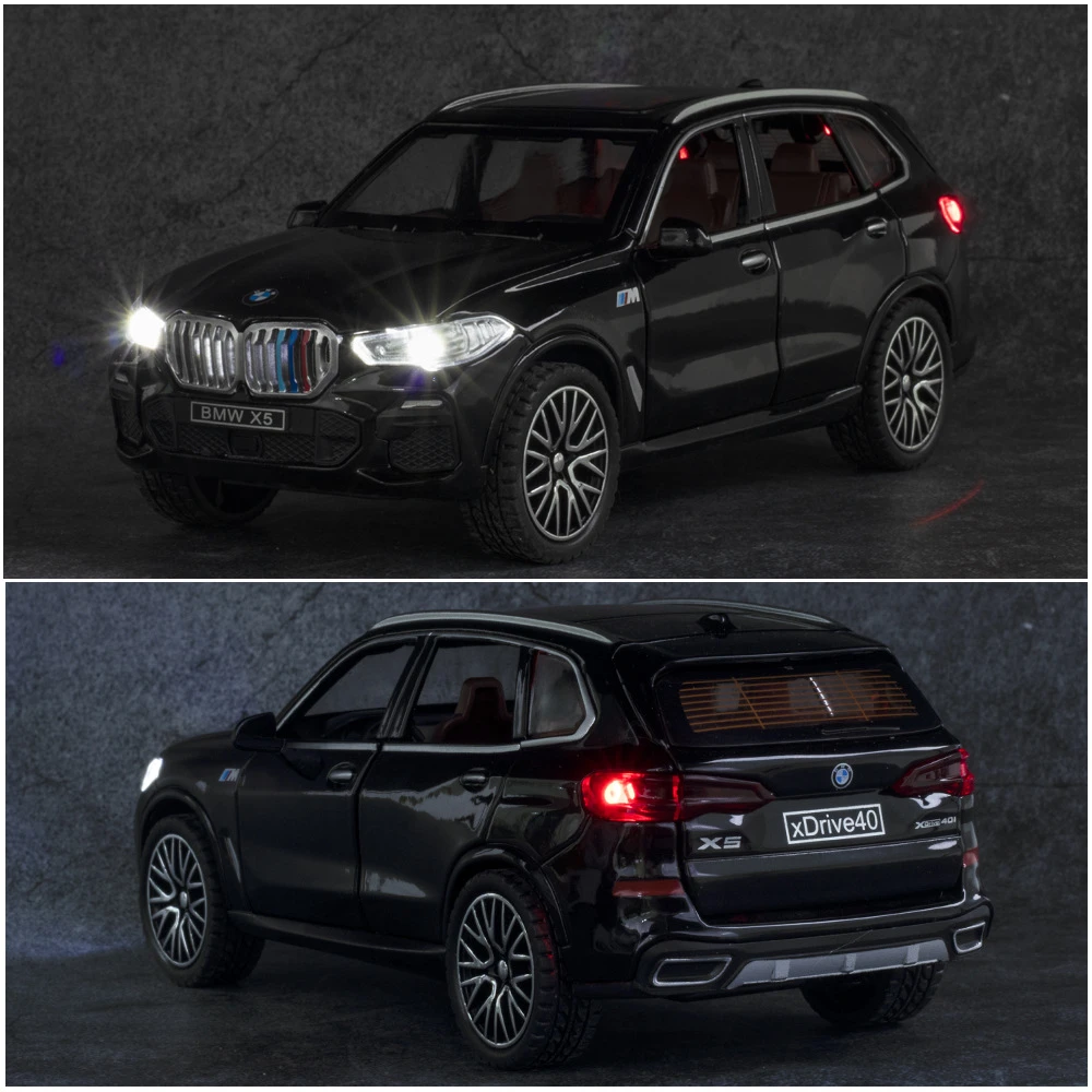 X5合金车汽车模型越野车SUV仿真高档收藏摆件礼物声光