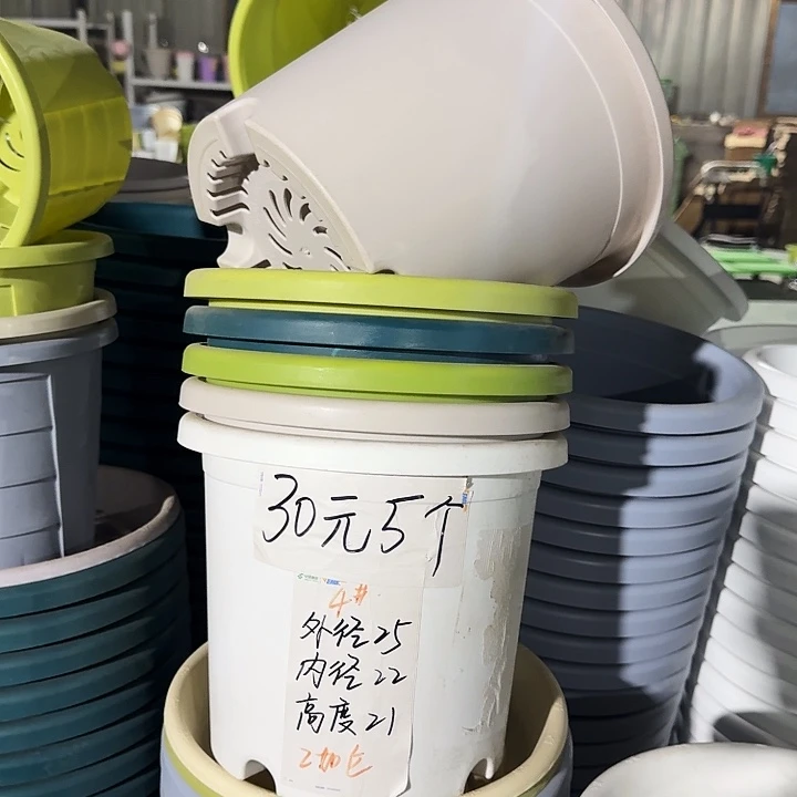 四季4#口径25灰白10个无托