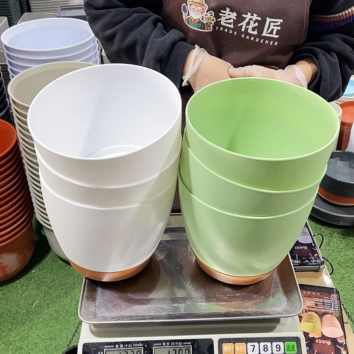 一体盆双色6套只