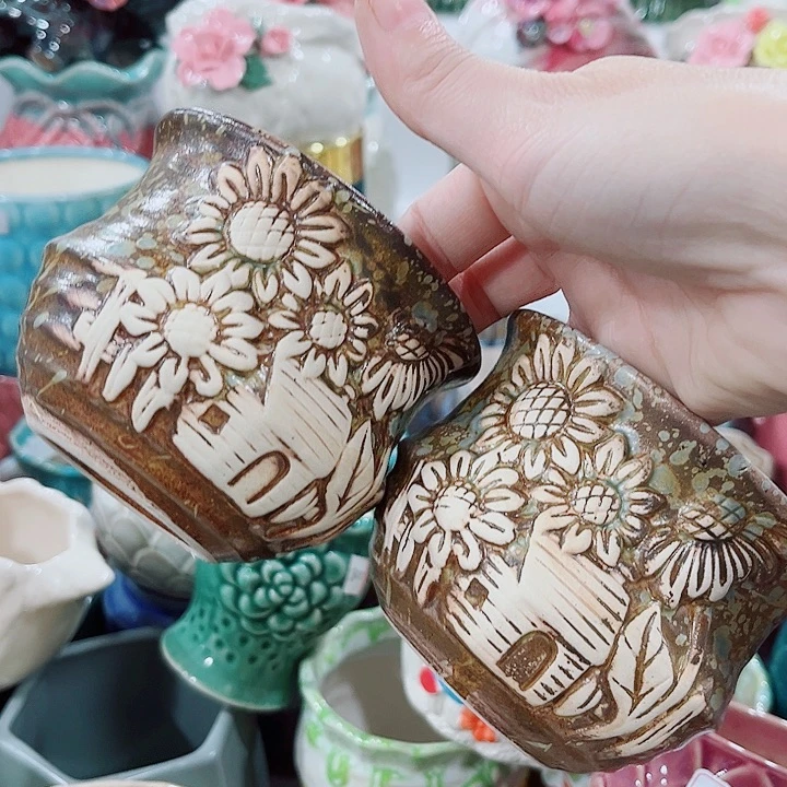 多肉花盆满10元包邮