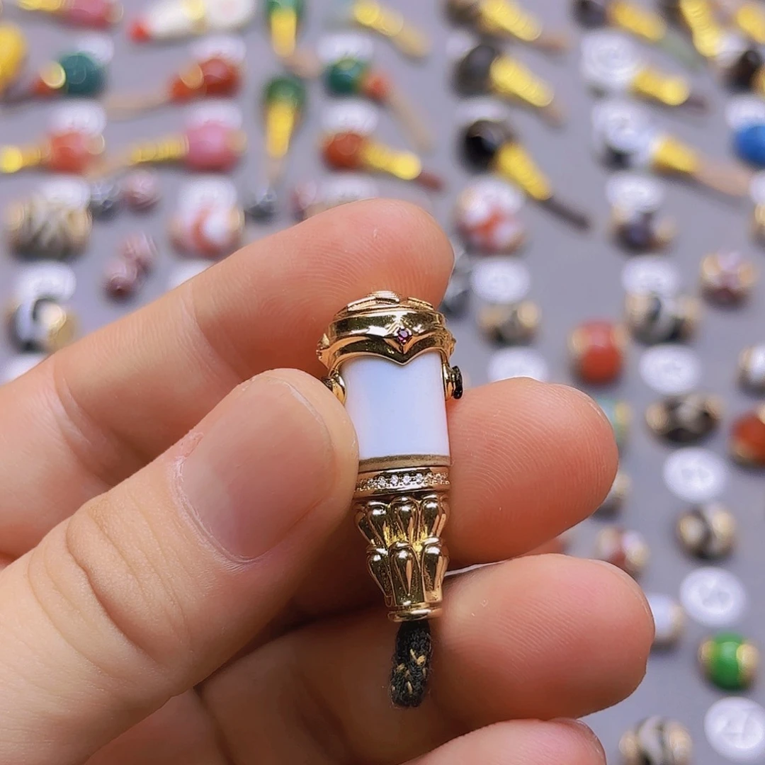 不***森玛瑙/玉髓单珠未镶嵌