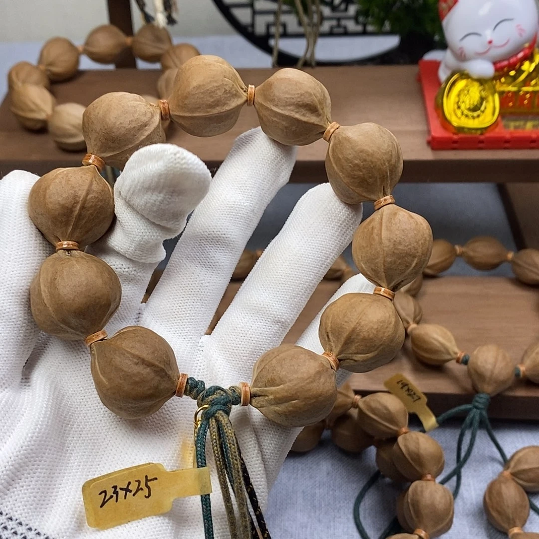 燕***鹰橄榄核手串梅林铁核2325