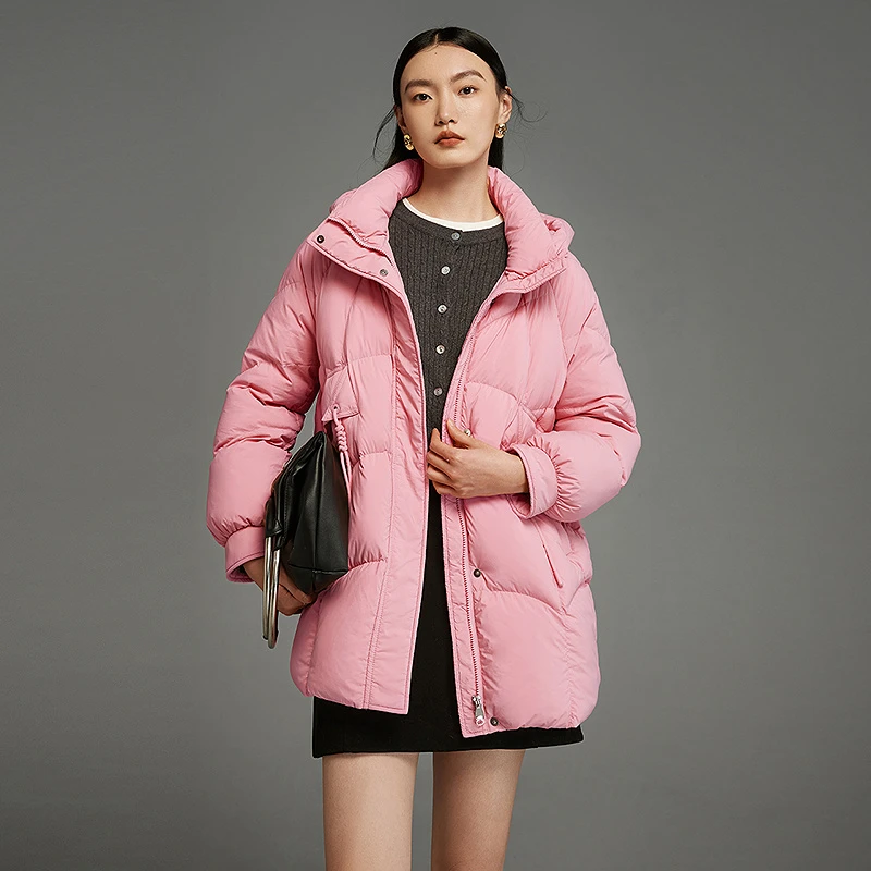 【小余专属】MOFAN摩凡冬新款樱花粉羽绒服MBY383123