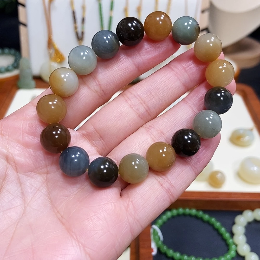 和田玉未镶嵌手链