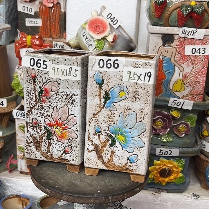 粗陶材质多肉花盆