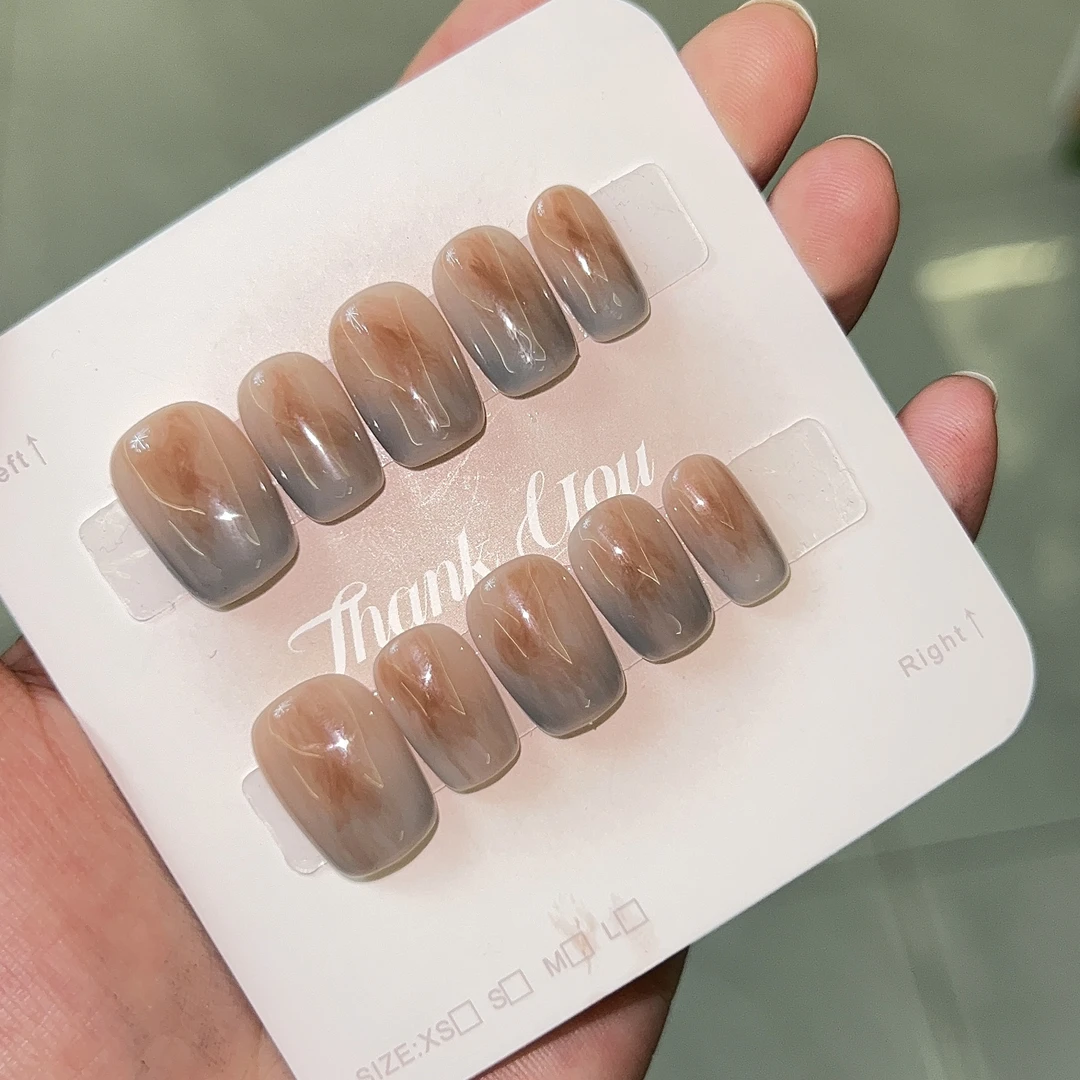 新疆包邮纯手工穿戴甲现拍现做