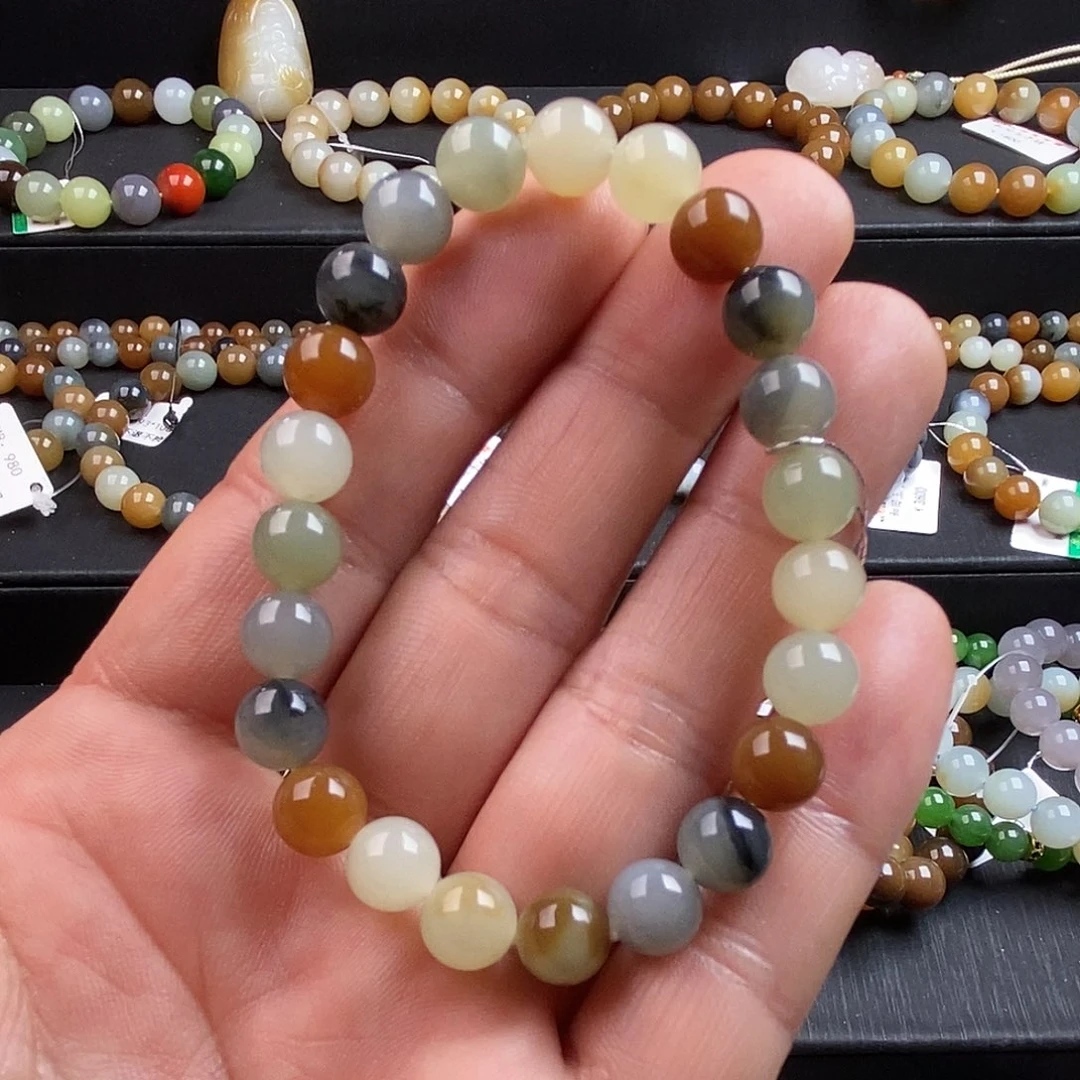 和田玉未镶嵌手链