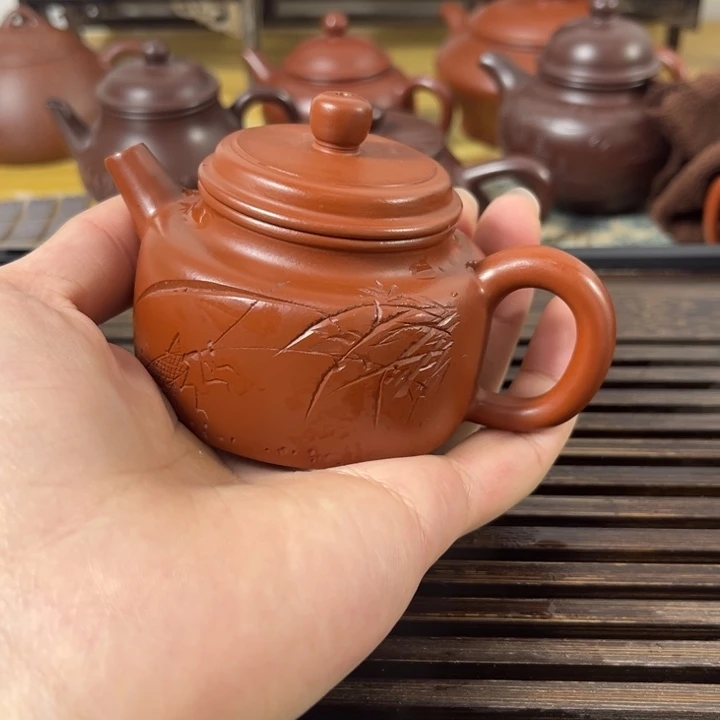 紫砂茶壶原矿紫砂半手工制作