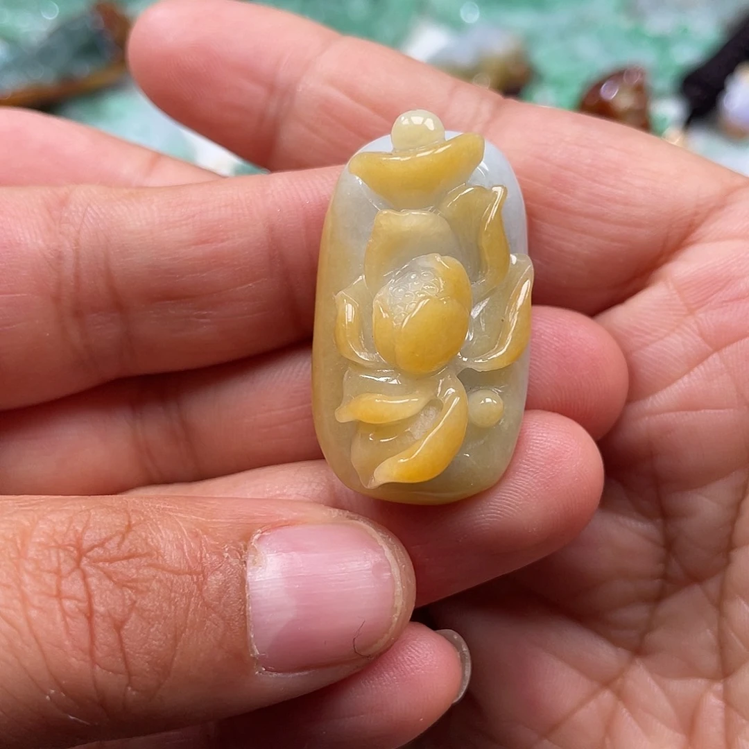 颈饰未镶嵌翡翠翡玉缘翡翠