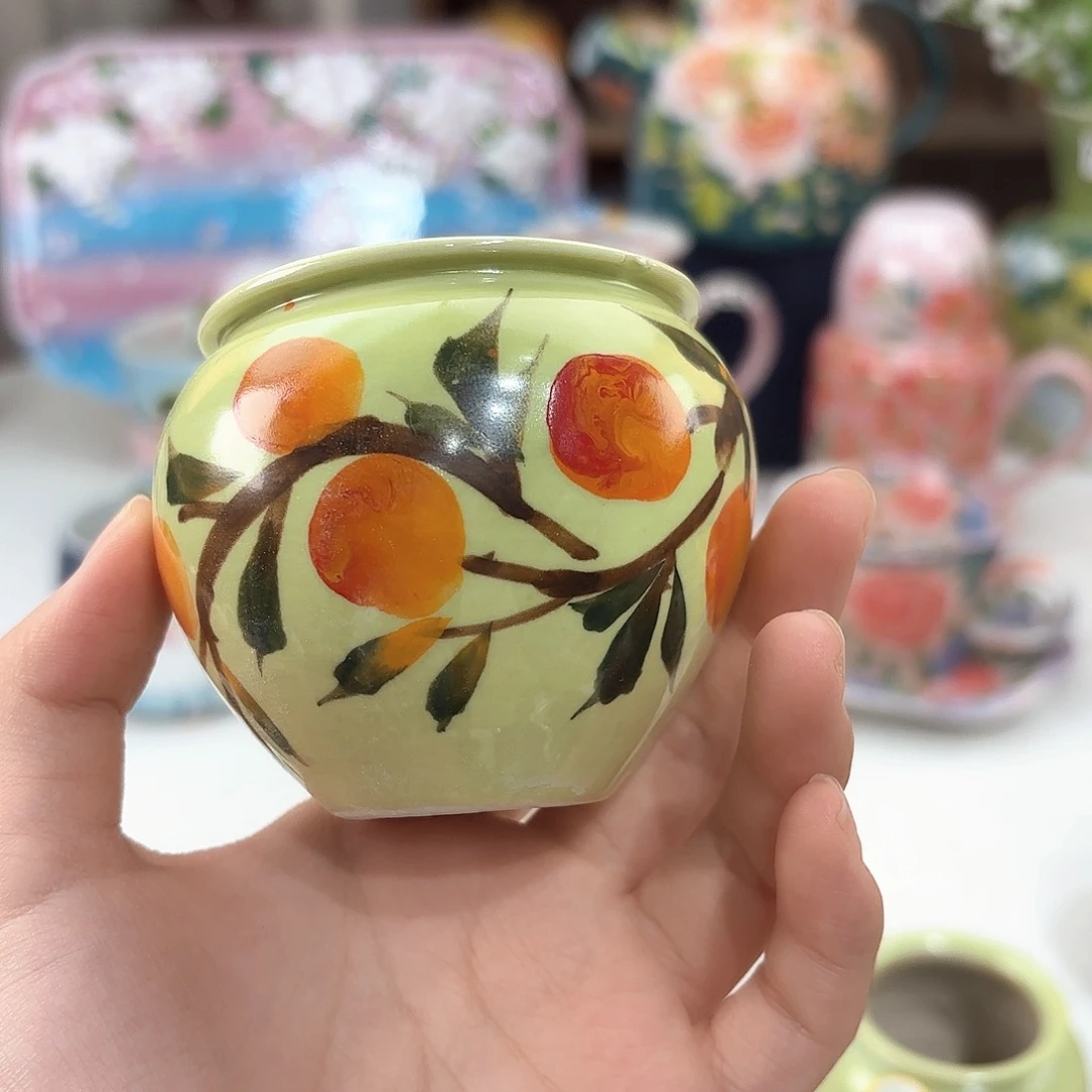 景德镇手绘高温釉下彩陶瓷茶具