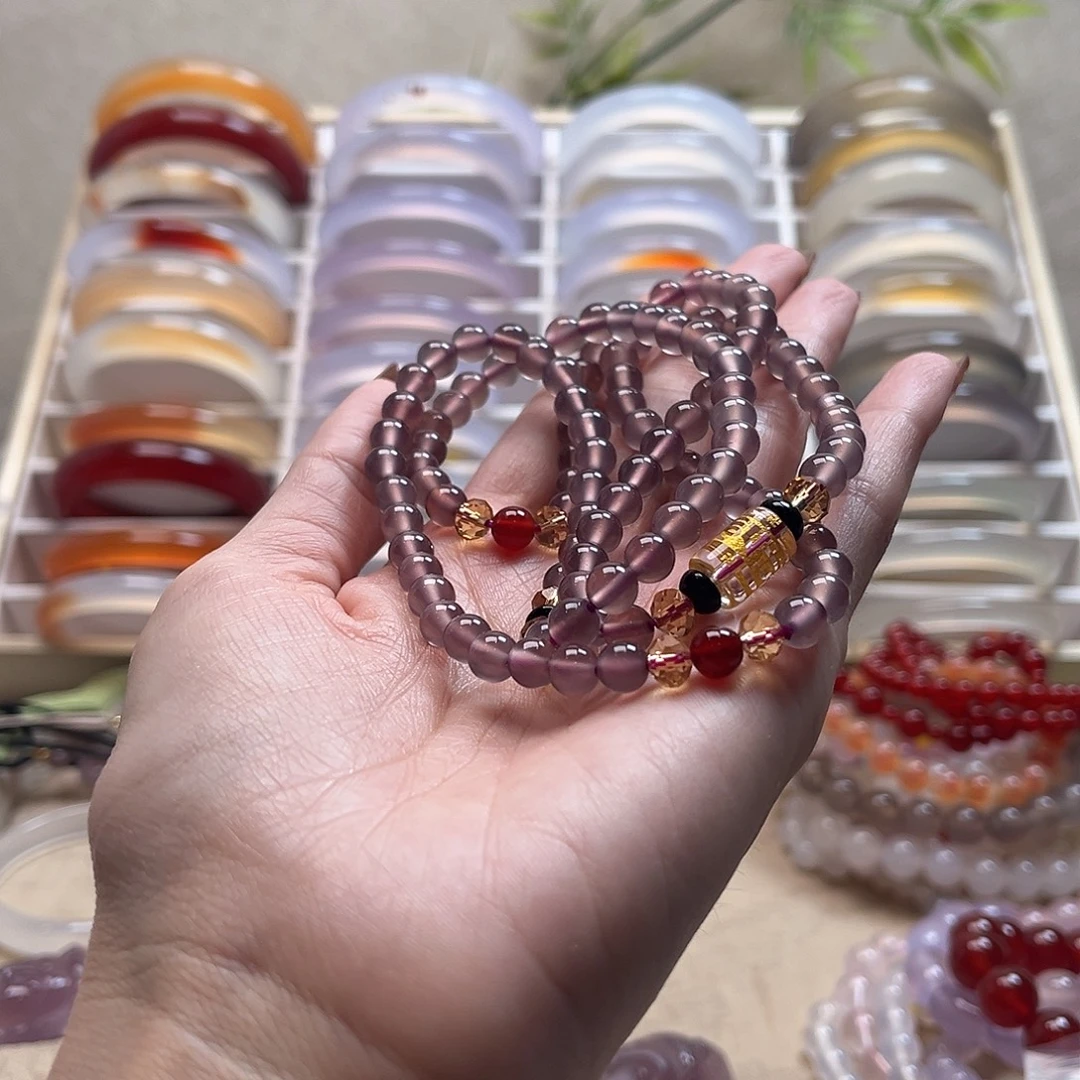 周****玛瑙/玉髓未镶嵌手镯