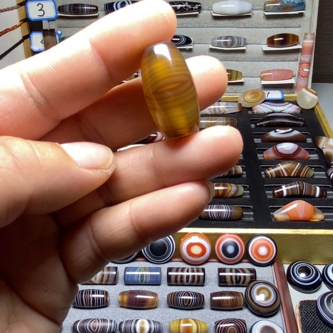 玛瑙/玉髓合金珠宝半成品