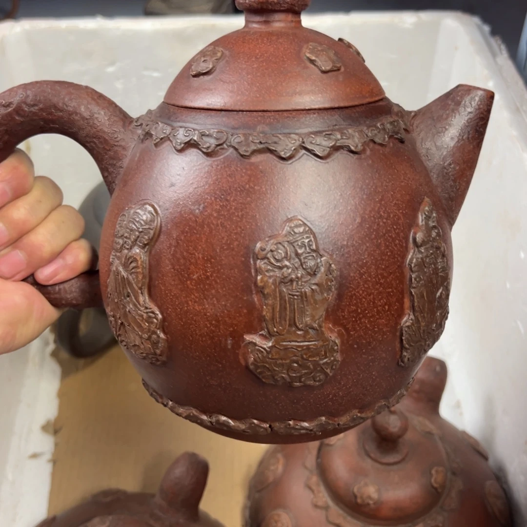 茶壶紫砂宜兴原矿紫砂壶1800毫升容量