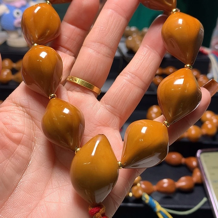 迪***拜橄榄核手串/手链三花手串