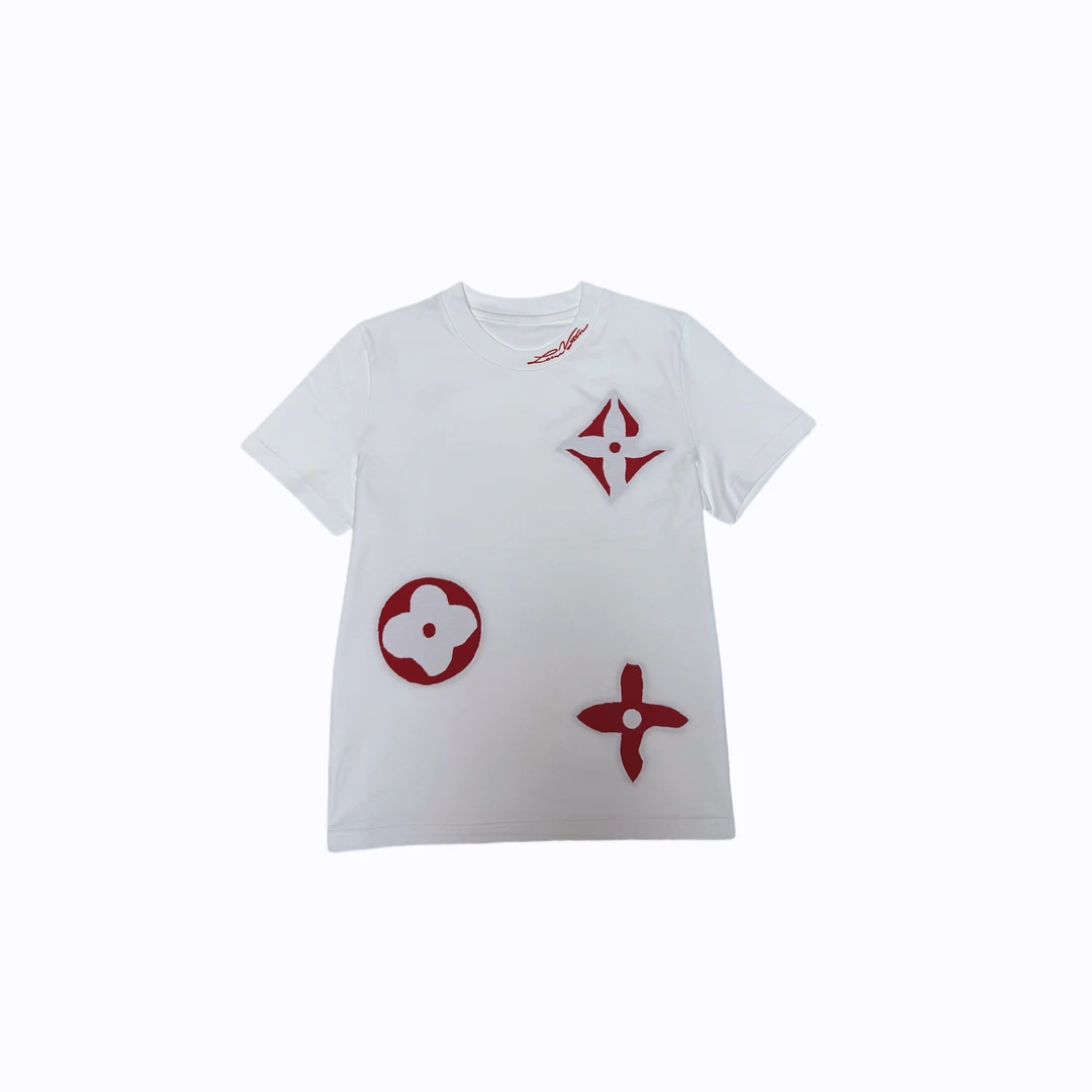 西西专属【红爵】2025春夏经典休闲时尚圆领短袖T恤HY153