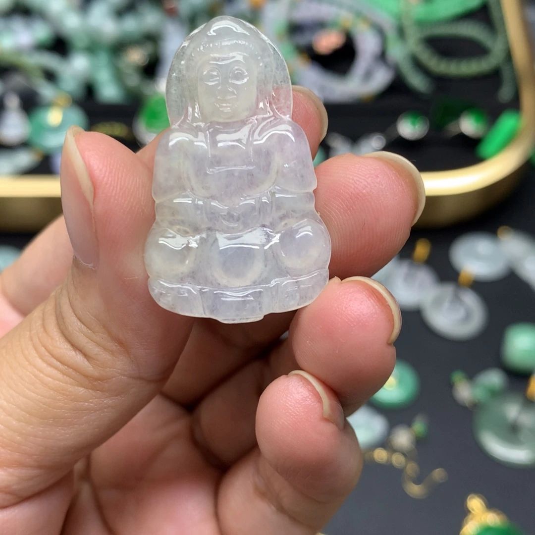 吊坠(不含链)未镶嵌翡翠有纹裂