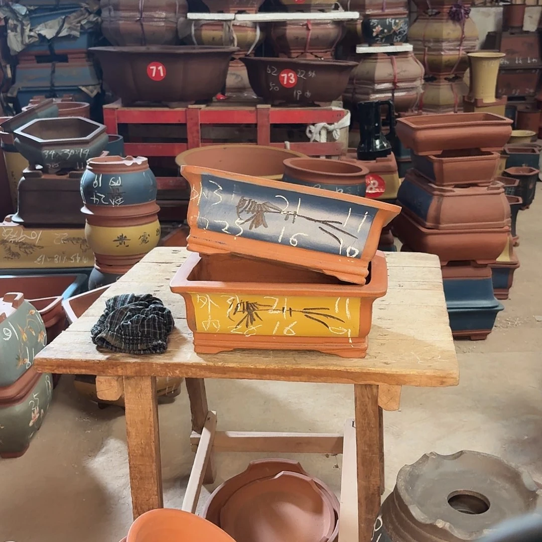 紫砂紫砂长方两个