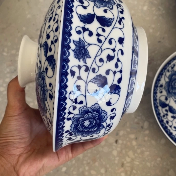 摆件琴*景德镇高温细白瓷餐具