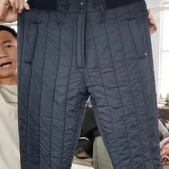羊毛光面无弹裤子
