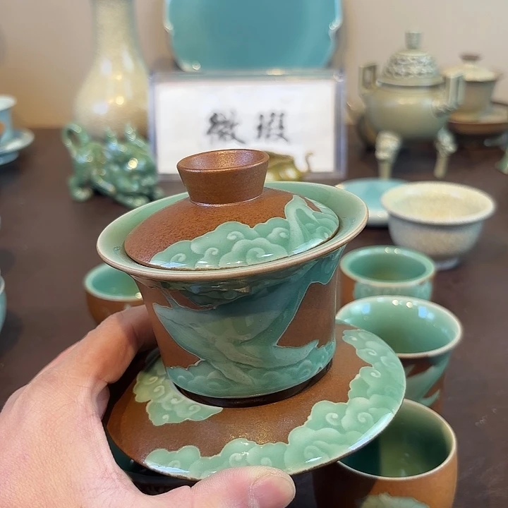 瓷片龙泉青瓷福利青瓷