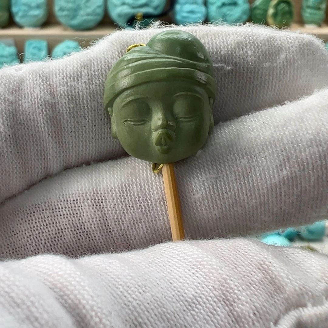 未镶嵌绿松石嘟嘟 15.5mm