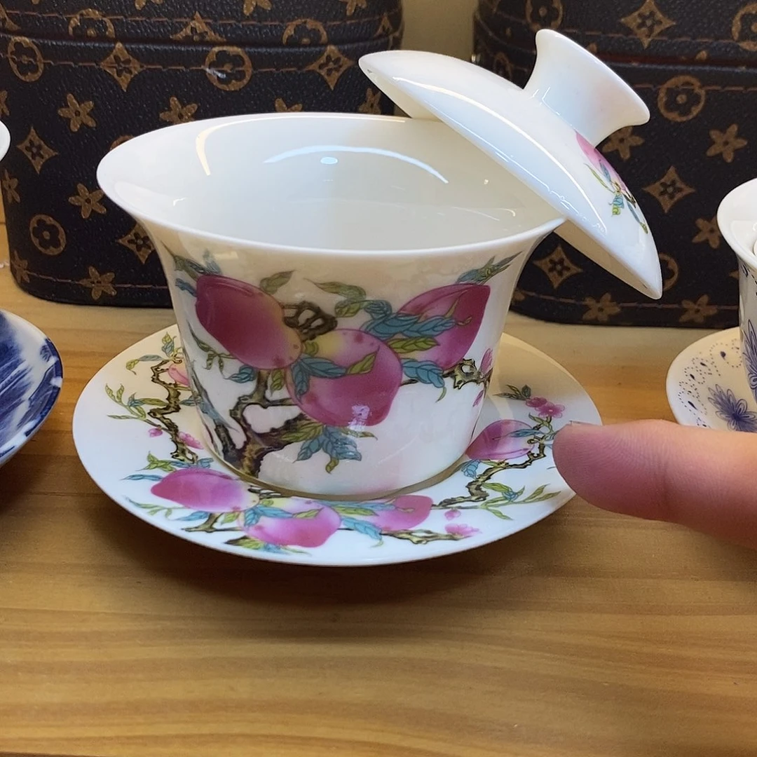 盖碗里的水煮开后