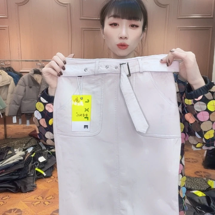 90……100斤皮长裙，