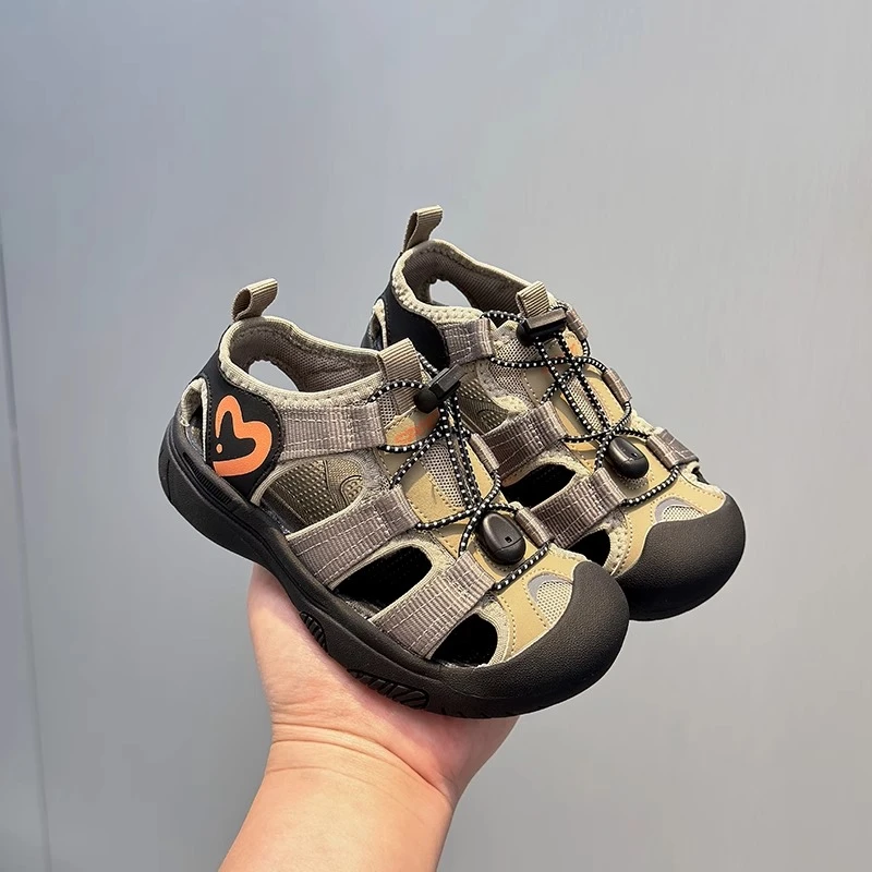 男童鞋子儿童溯溪鞋凉鞋新款女童鞋子运动凉鞋沙滩鞋魔术贴