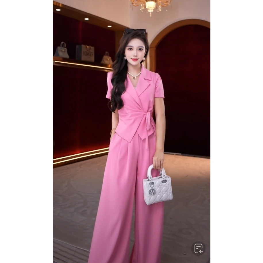 芙娜妮新款休闲洋气衣服女一整套穿搭气质显瘦女装套装FS2025153