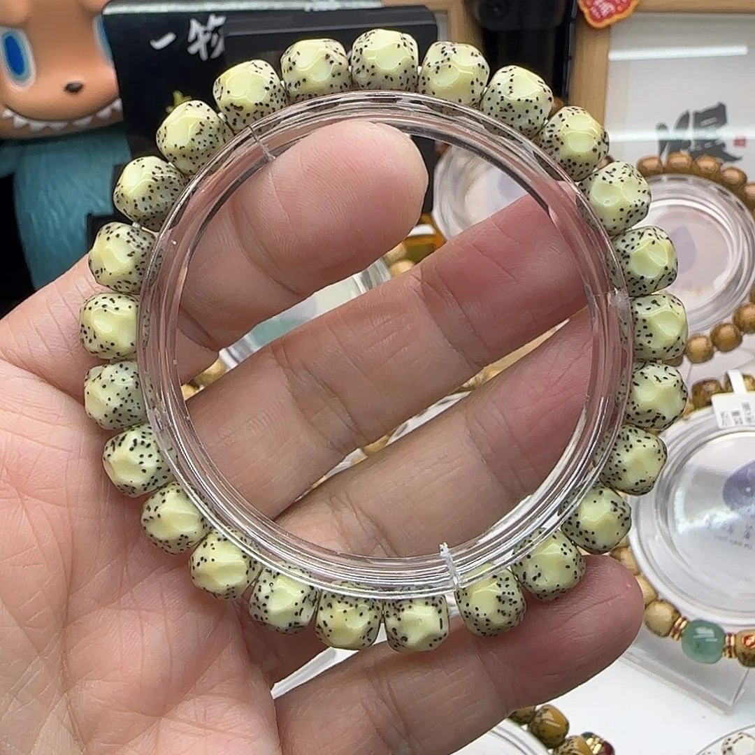 手串星月菩提9*8贯穿留白精工无相
