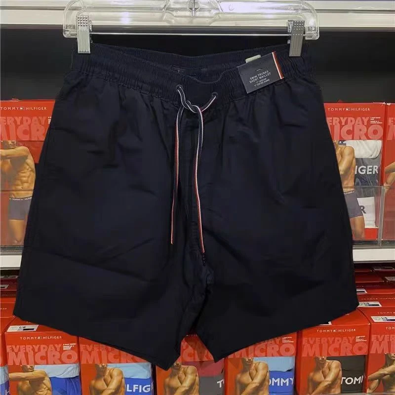 411-出口余短裤四分裤小米，小刺绣，挺阔锦纶面料