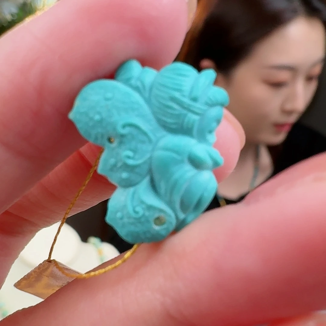 绿松石珠宝奇石未镶嵌