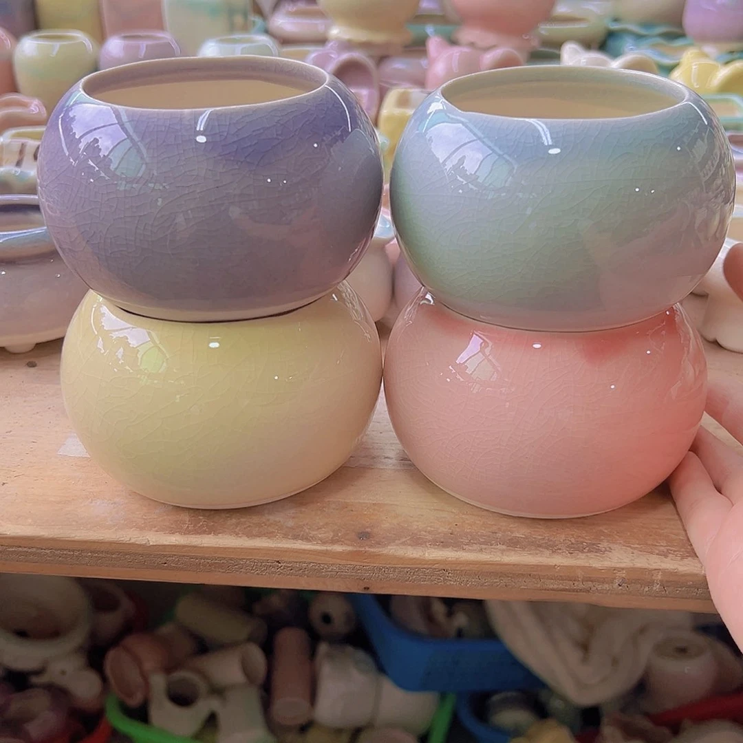 陶瓷花盆单场凑满12包邮