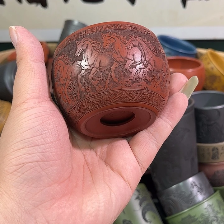 茶杯紫砂全手工紫砂主人杯