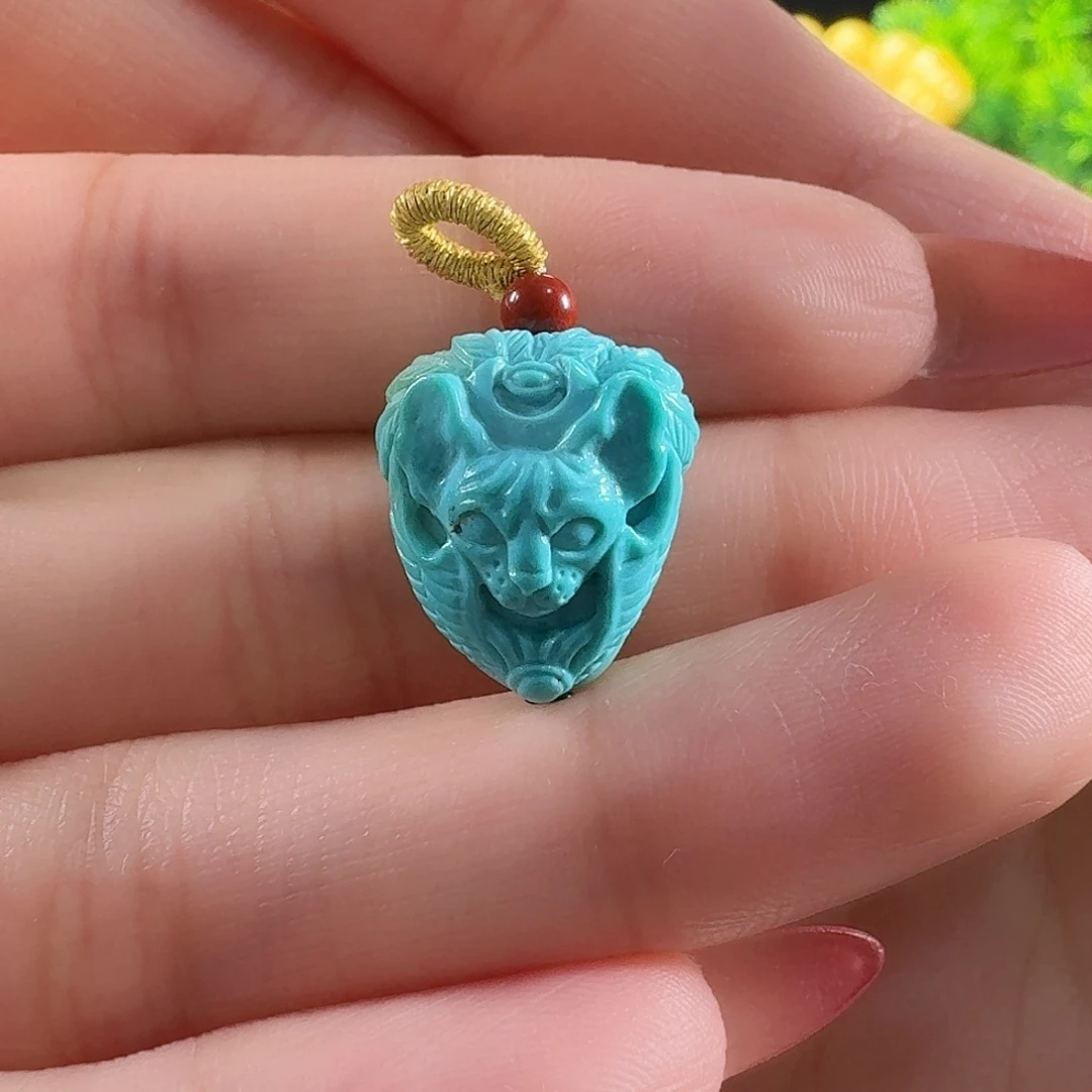 绿松石未镶嵌吊坠(不含链)