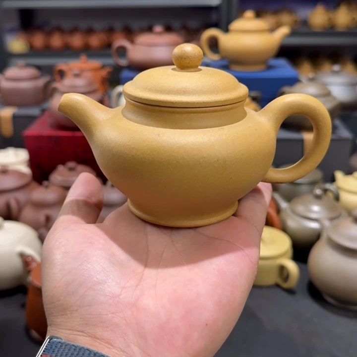 茶壶紫砂黄金段掇只290cc