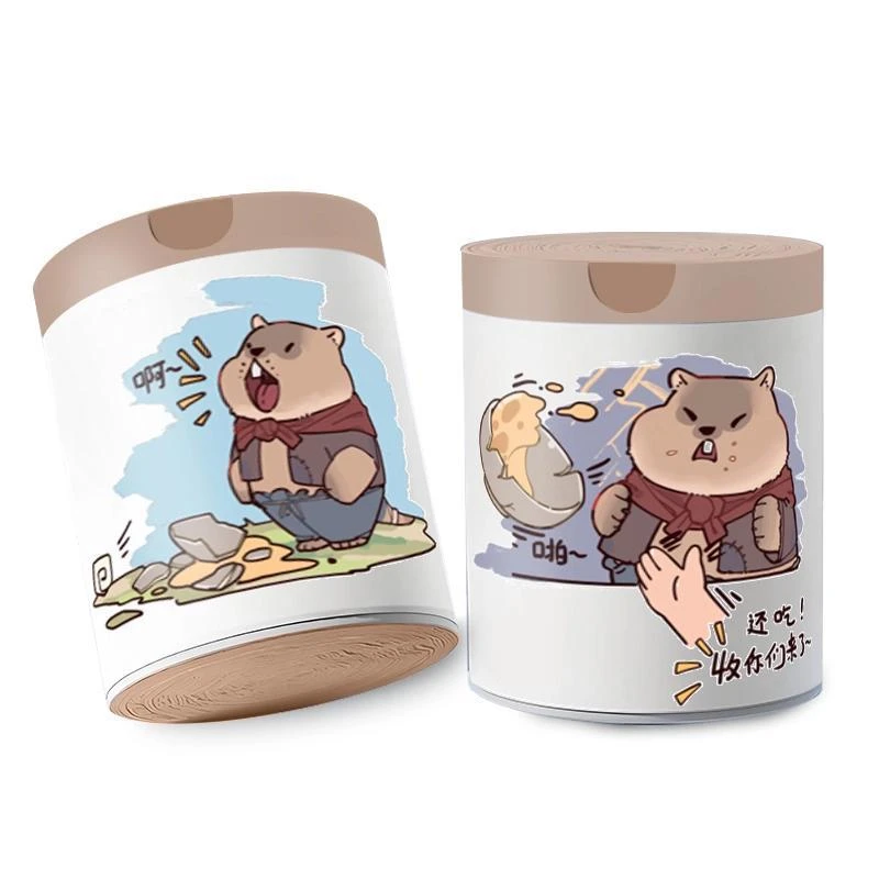 土拔鼠趣味抽绳垃圾袋加大加厚不易破还吃收你来了DS