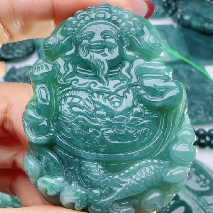 翡翠未镶嵌颈饰多样性发货天然A货翡翠